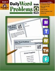 Cover of: Daily Word Problems, Grade 4