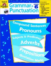 Cover of: Grammar and Punctuation, Grade 6