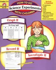Cover of: How to Do Science Experiments With Children