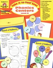 Cover of: Phonics Centers, K-1 (Take It to Your Seat)