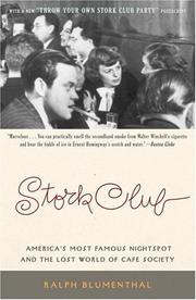 Stork Club by Ralph Blumenthal