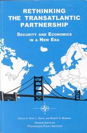 Rethinking the Transatlantic Partnership by Progressive Policy Institute (U. S.)