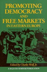 Cover of: Promoting democracy and free markets in Eastern Europe