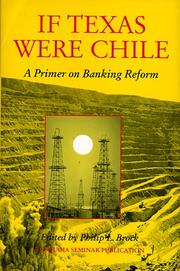 Cover of: If Texas were Chile by edited by Philip L. Brock.