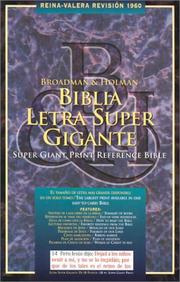 Cover of: Biblia Letra Super Gigante Con Referencias/Super Giant Print Reference Bible by 