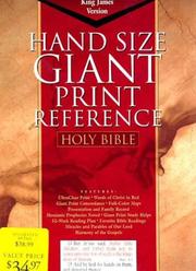 Cover of: Hand Size Giant Print Reference Bible (King James Version) | 