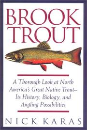 Cover of: Brook trout