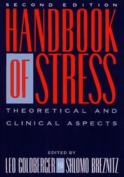 Cover of: Handbook of Stress, 2nd Ed by Leo Goldberger