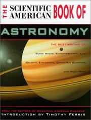 Cover of: The Scientific American book of astronomy