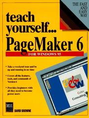 Cover of: PageMaker 6 for Windows 95