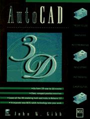 Cover of: AutoCAD 3D