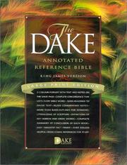 Cover of: Dake Annotated Reference Bible-KJV-Large Print