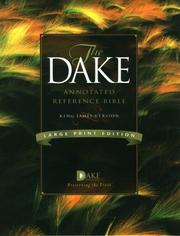 Cover of: The Dake annotated reference Bible by 