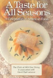 Cover of: A Taste for all seasons: a celebration of American food