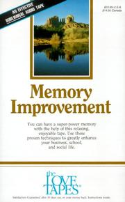 Cover of: Memory Improvement