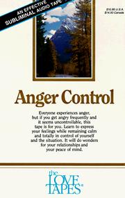 Cover of: Anger Control (Love Tapes)