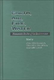 Cover of: Earth, Air, Fire, Water: Humanistic Studies of the Environment