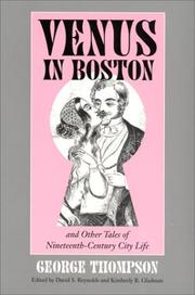 Cover of: Venus in Boston: and other tales of nineteenth-century city life