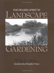 Cover of: The Prairie Spirit in Landscape Gardening (American Society of Landscape Architects Centennial Reprints series)