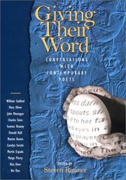Cover of: Giving their word: conversations with contemporary poets