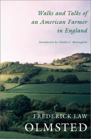 Cover of: Walks and Talks of an American Farmer in England