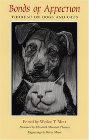 Cover of: Bonds of affection: Thoreau on dogs and cats