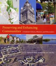 Cover of: Preserving And Enhancing Communities | 