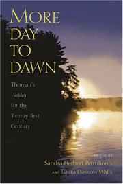 Cover of: More Day to Dawn: Thoreau's 'Walden' for the Twenty-first Century (Spirit of Thoreau)