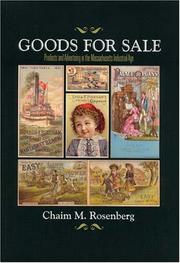 Cover of: Goods for Sale by Chaim M. Rosenberg, Chaim M. Rosenberg