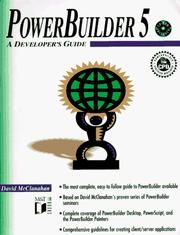 Cover of: PowerBuilder 5 by David McClanahan