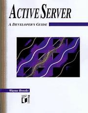 Cover of: Active server by Wayne F. Brooks