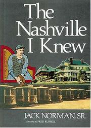 Cover of: The Nashville I Knew