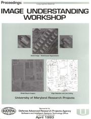 Cover of: Image Understanding 1993 Workshop by DARPA