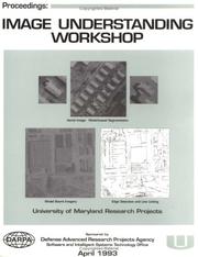 Cover of: Image Understanding 1993 Workshop