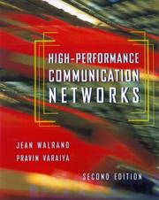 Cover of: High-performance communication networks by Jean Walrand, Jean Walrand