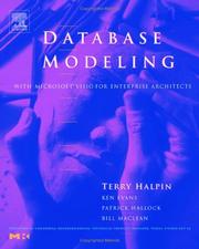 Cover of: Database Modeling with Microsoft® Visio for Enterprise Architects (The Morgan Kaufmann Series in Data Management Systems)