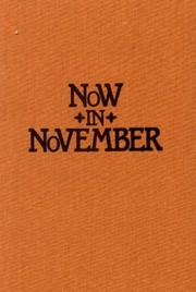 Cover of: Now in November by Josephine Winslow Johnson