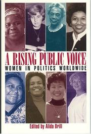 Cover of: A rising public voice by edited, and with an introduction by Alida Brill ; foreword by Gertrude Mongella.