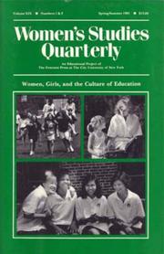 Cover of: Women, Girls and the Culture of Education (Women's Studies Quarterly)