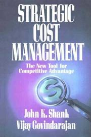 Cover of: Strategic Cost Management by Shank Govindarajan