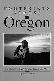 Cover of: Footprints across Oregon