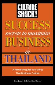 Cover of: Success Secrets to Maximize Business in Thailand (Culture Shock! Success Secrets to Maximize Business)