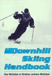 Cover of: The downhill skiing handbook