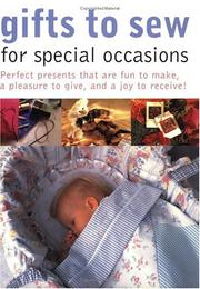 Cover of: Gifts to Sew for Special Occasions by 