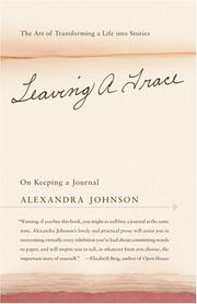 Cover of: Leaving a Trace by Alexandra Johnson