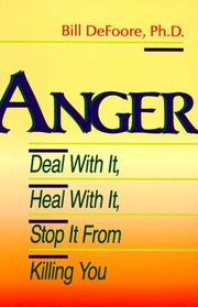 Cover of: Anger by Bill DeFoore