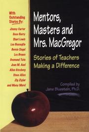 Cover of: Mentors, masters, and Mrs. MacGregor by compiled by Jane Bluestein.