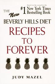 Cover of: The new Beverly Hills diet recipes to forever by Judy Mazel