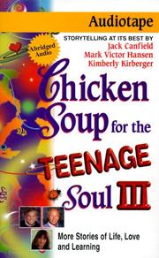 Cover of: Chicken Soup for the Teenage Soul III by 
