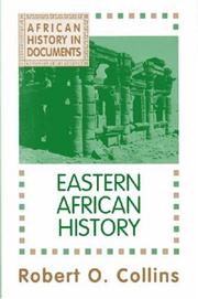 Cover of: Eastern African history